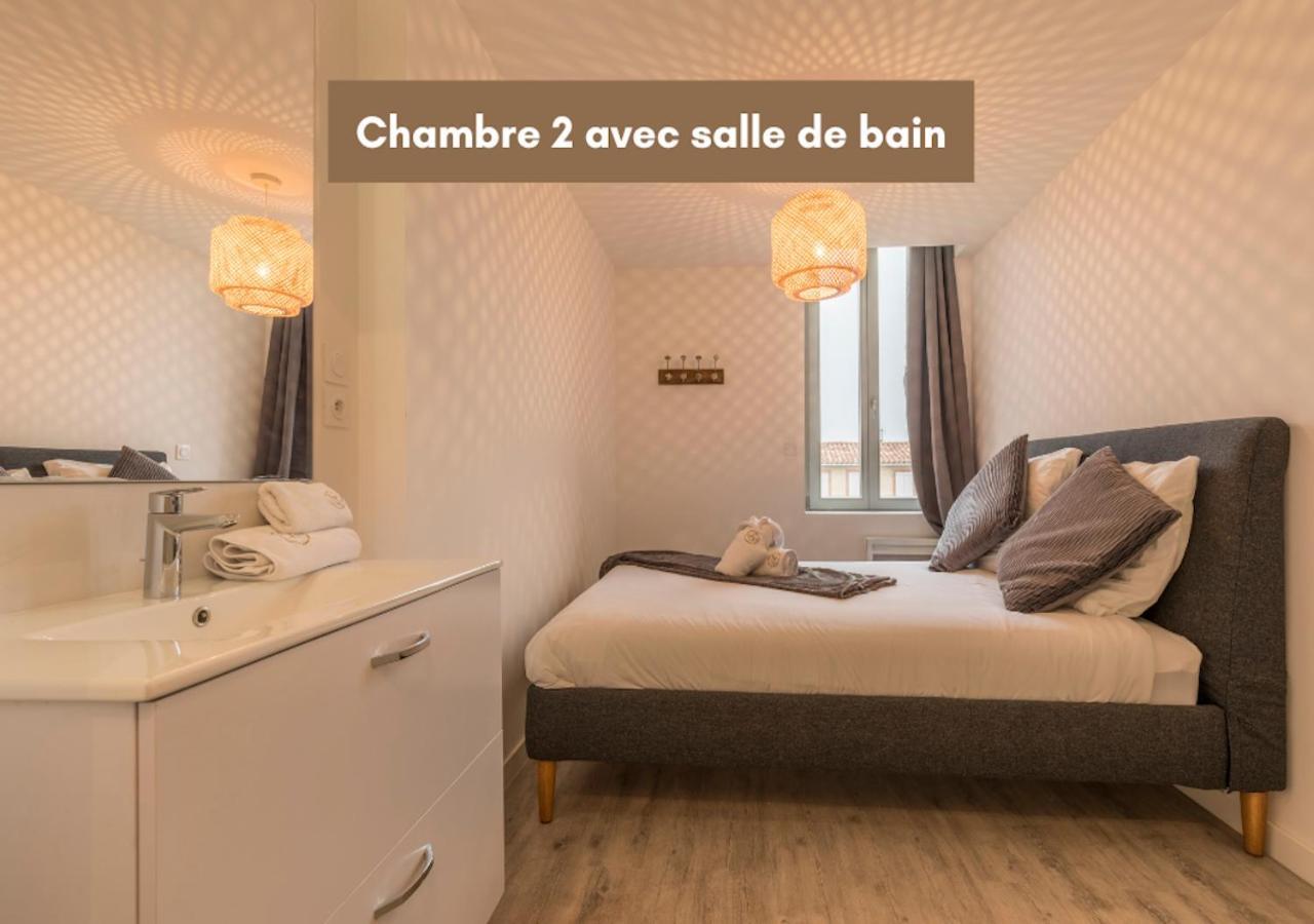 Atypique - 2 Chambres Avec Salles De Bains, Cuisine Equipee, Parking Gratuit Кастельсарразен Экстерьер фото